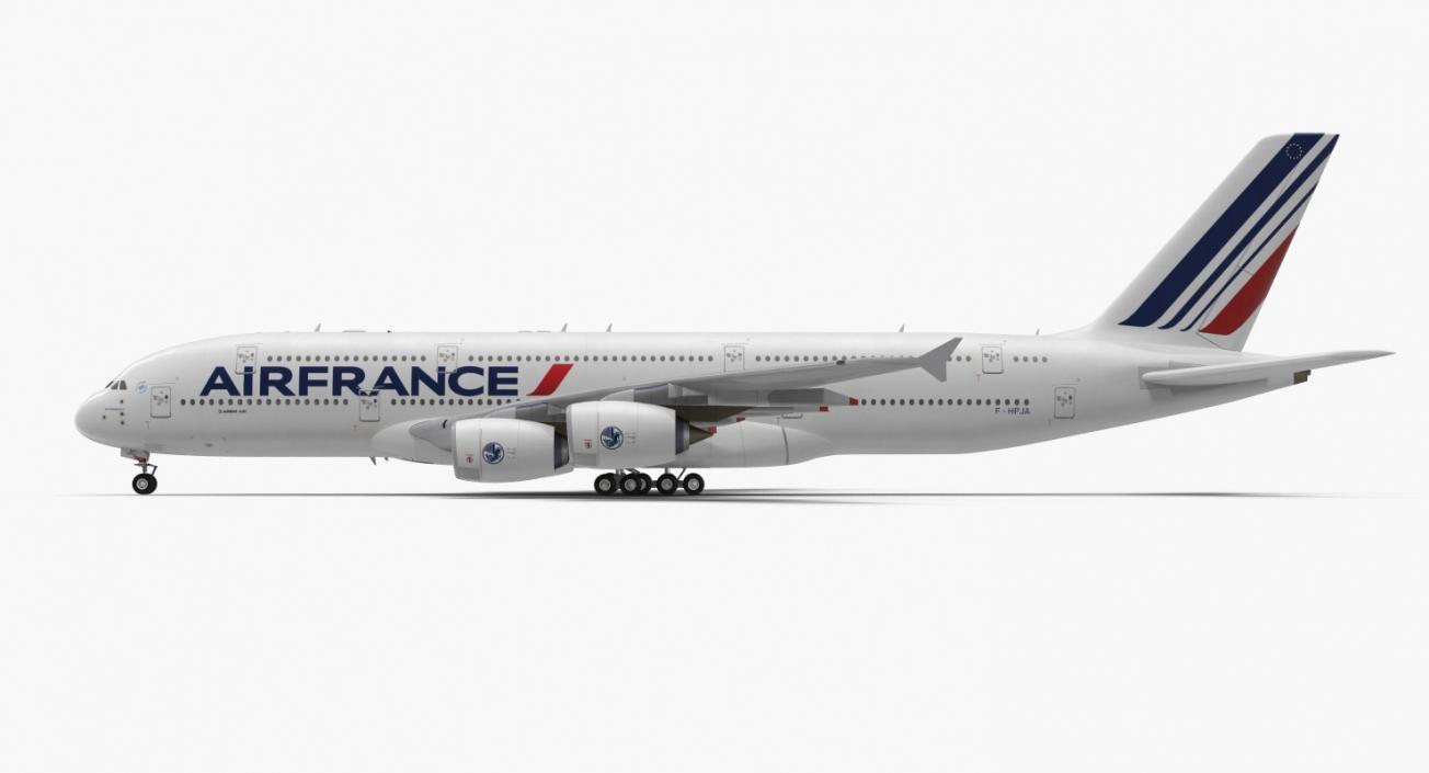 Airbus A380-1000 Air France 3D